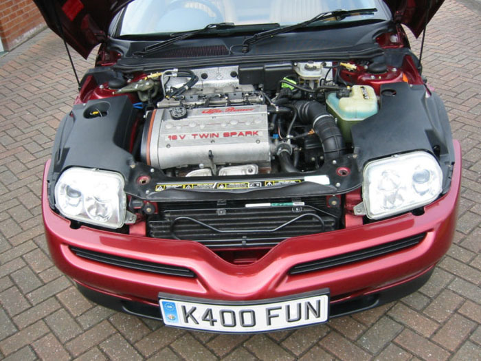 1997 alfa romeo spider 2.0 ts 16 v lusso engine bay