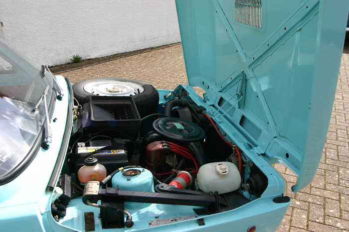 fiat 127 903cc engine bay