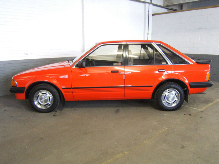 1983 Ford Escort MK3 1.6 Ghia Left Side