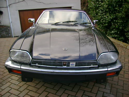 jaguar xjs v12 auto convertible in black ivory leather 2