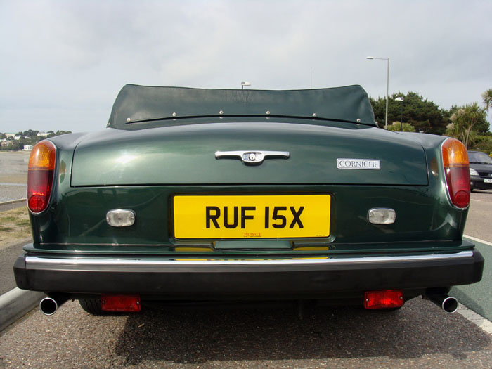 1982 rolls royce corniche series ii convertible rhd back