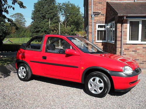 1998 1.4l vauxhall corsa convertible cabriolet 3